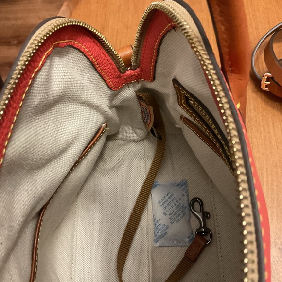 Dooney & Bourke Geranium Pebble Leather Satchel and Wallet Set - Picture 7 of 14